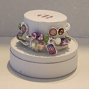 Bomb Party Spring Stacks 2024 RBP6903 Sparkling Confidence Bracelet Set NEW